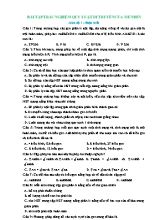 250 Câu trắc nghiệm Sinh học 12 Quy luật di truyền của Menđen (Có đáp án và lời giải)